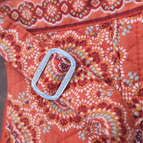 Vera Bradley Paprika crossbody with silver color hardware. - Picture 3 of 5